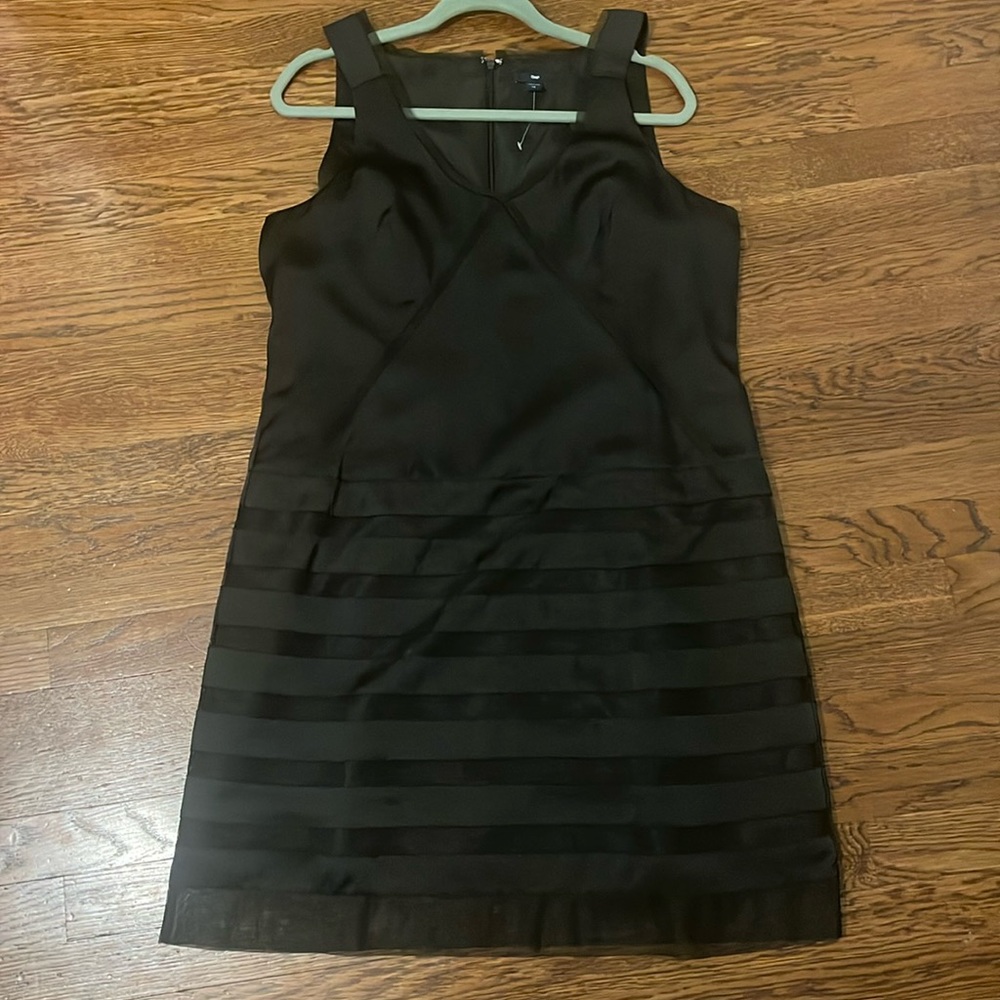 Gap black slip dress